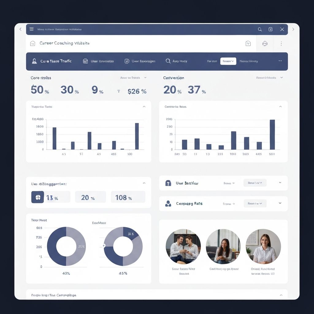 Career Coaching Platform analytics dashboard